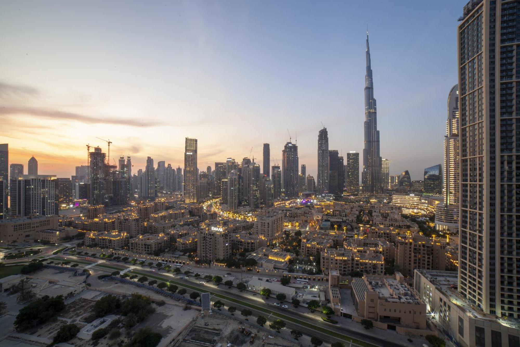 Upgraded Apartment With Stunning Burj Khalifa View ดูไบ ภายนอก รูปภาพ