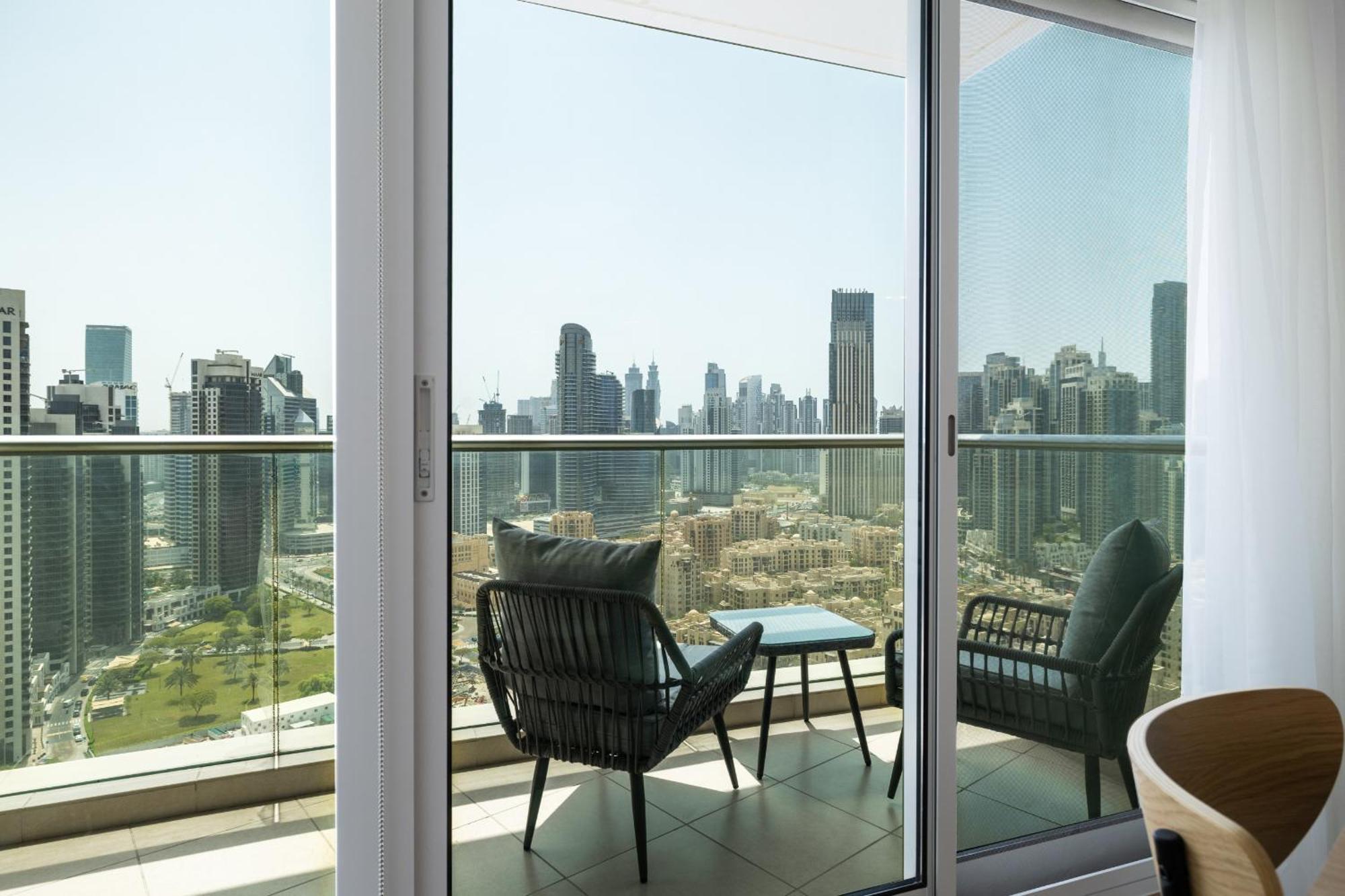 Upgraded Apartment With Stunning Burj Khalifa View ดูไบ ภายนอก รูปภาพ