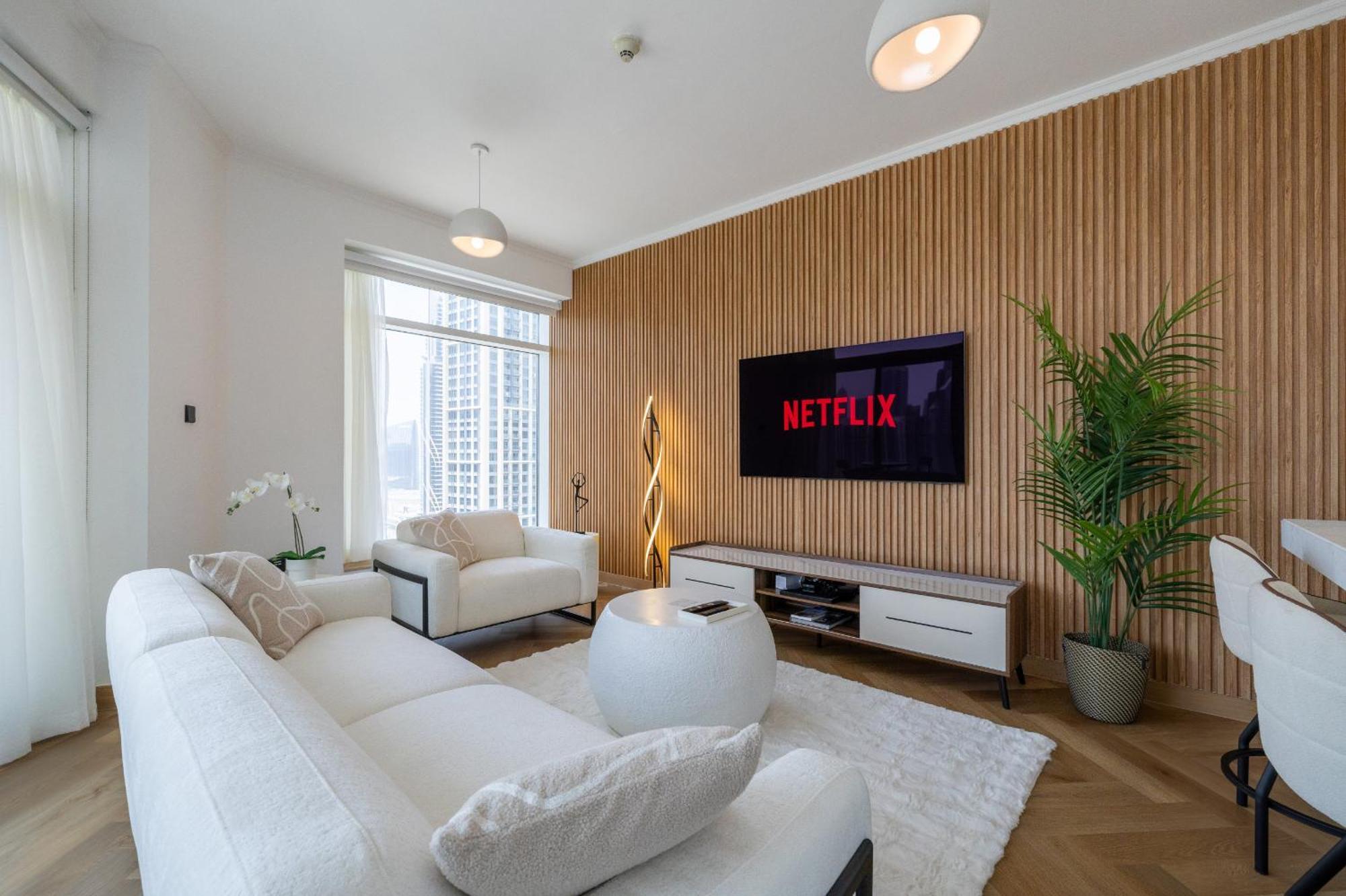 Upgraded Apartment With Stunning Burj Khalifa View ดูไบ ภายนอก รูปภาพ
