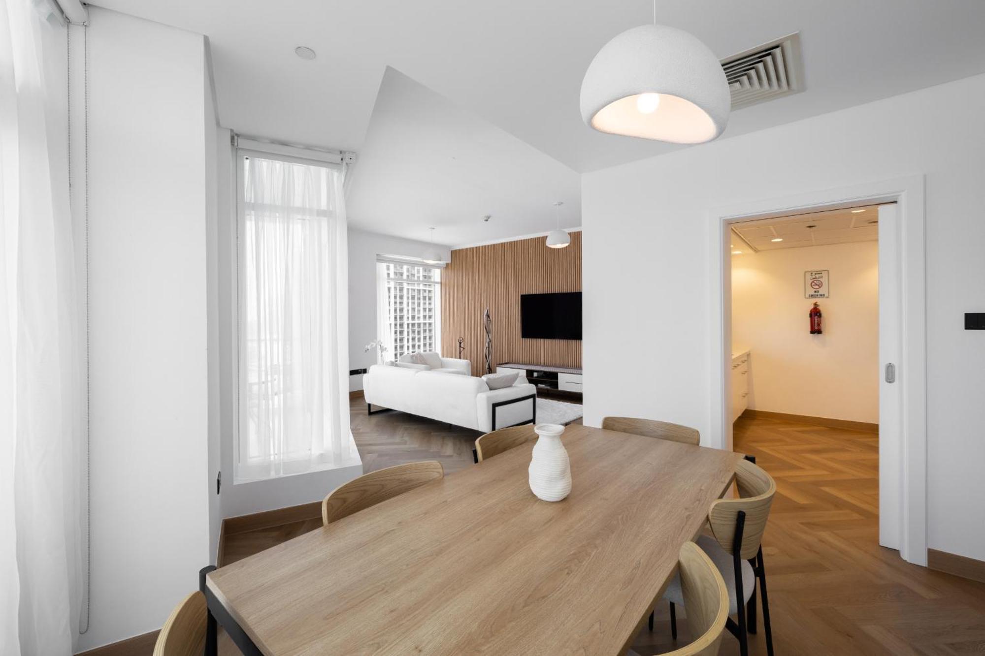 Upgraded Apartment With Stunning Burj Khalifa View ดูไบ ภายนอก รูปภาพ