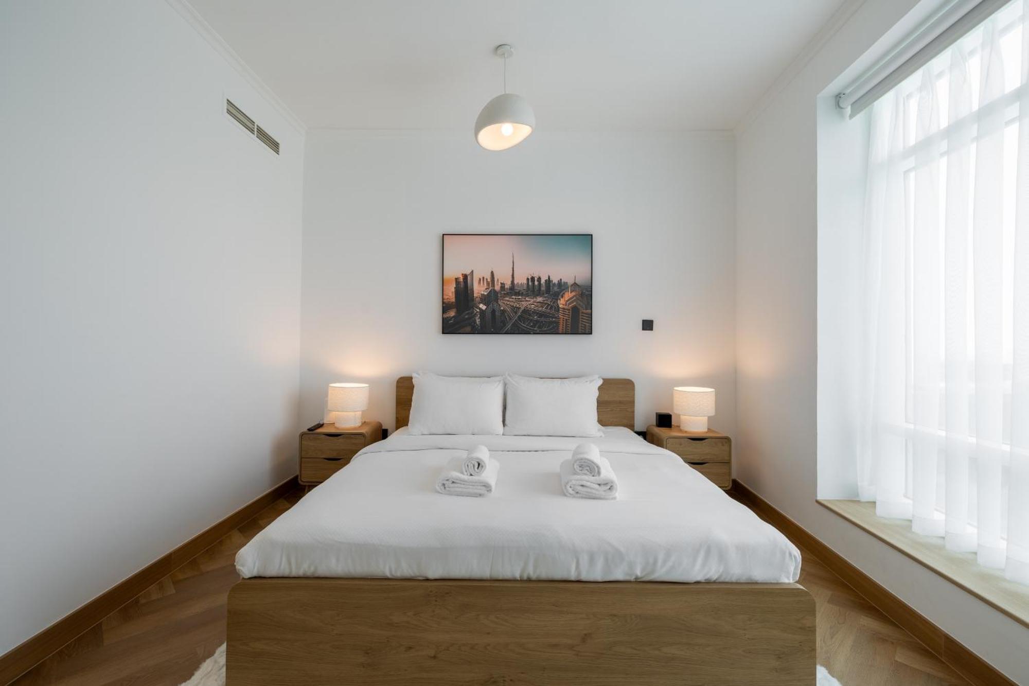 Upgraded Apartment With Stunning Burj Khalifa View ดูไบ ภายนอก รูปภาพ